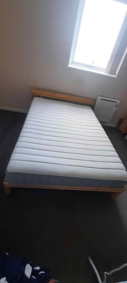 Photo of free Double bed with mattress (Burnley) #1