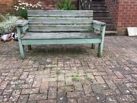 Photo of free Wooden 3 seater garden bench (Dukinfield SK16) #3