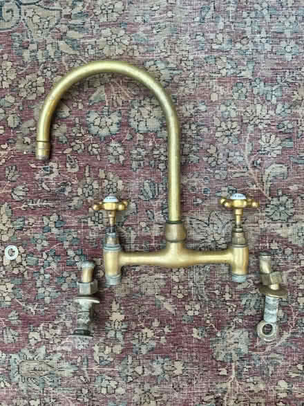 Photo of free Antique Brass Kitchen Mixer (Lower Clapton E5) #1