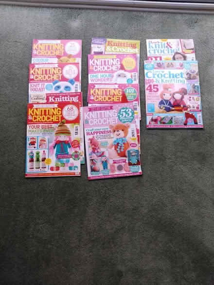 Photo of free Knitting and Crochet Magazined (Leckhampton GL53) #1