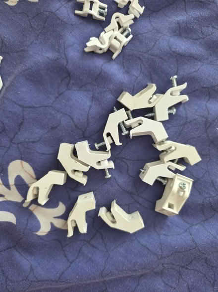 Photo of free curtain track gliders, brackets, end stops (Broughton Park M8) #3