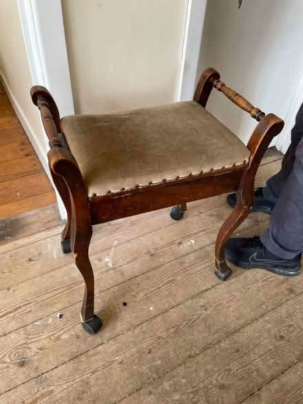 Photo of free Piano stool on large castors (Rathfarnham) #1