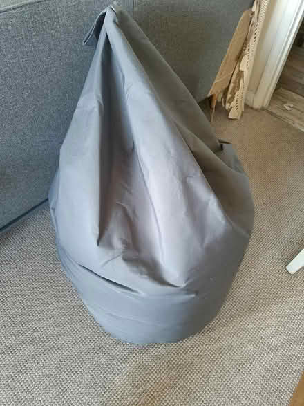 Photo of free Grey beanbag (SE18 Royal Herbert Hospital) #3