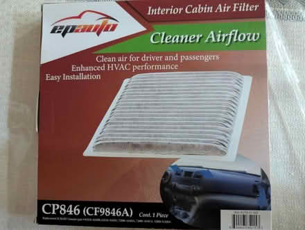 Photo of free Car cabin air filter CF9846A (Cupertino Public Library) #1