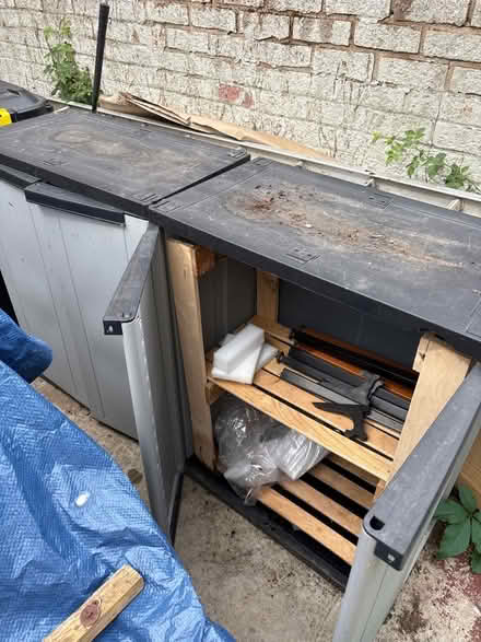 Photo of free Plastic storage shelves (Abingdon OX14) #2