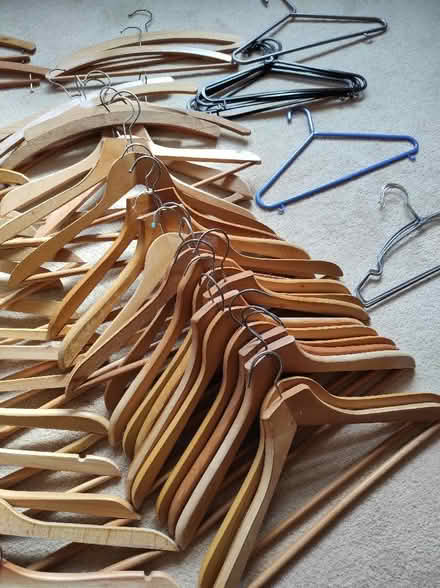 Photo of free Clothes hangers (Buglawton CW12) #3