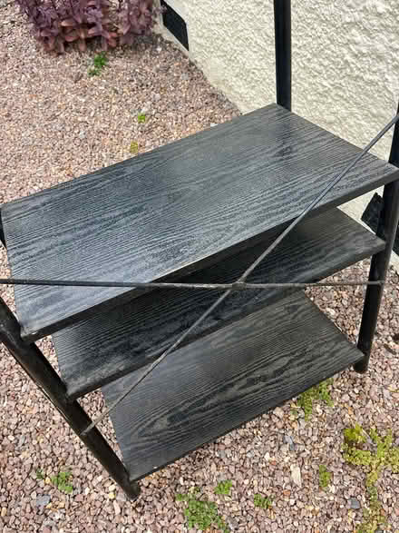 Photo of free Black Ash shelving unit (Waterlooville PO7) #2