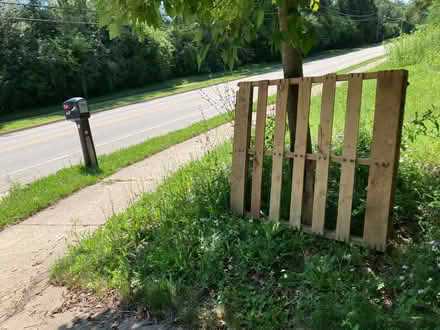 Photo of free Wooden pallet (6412 Madison, Willowbrook) #1