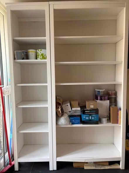Photo of free Two IKEA white bookcases (Whiteshill GL6) #1