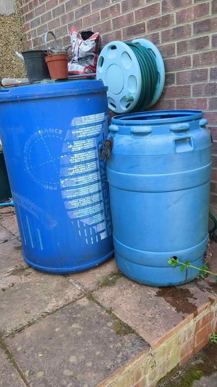 Photo of free Plastic water barrels (Enfield EN1) #1