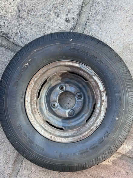 Photo of free Trailer wheel and tyre (Bray SL6) #2