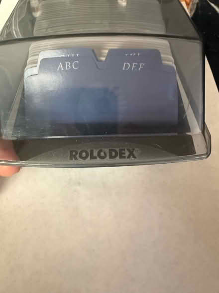 Photo of free Rolodex file box (Irvington district, Fremont) #1