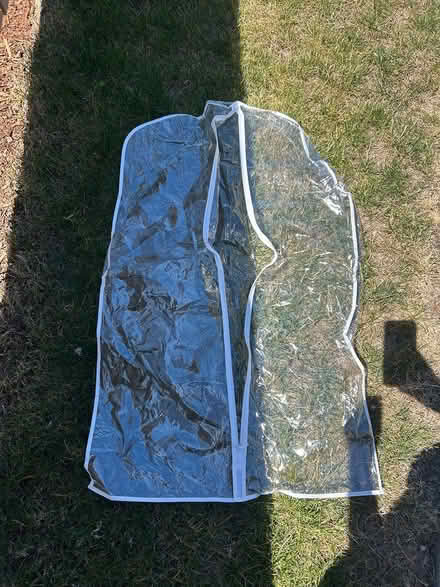 Photo of free Clear zip garment bag (Burien (shorewood)) #1