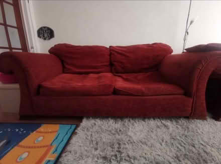 Photo of free Fabric sofa (Palmer Park RG1) #1