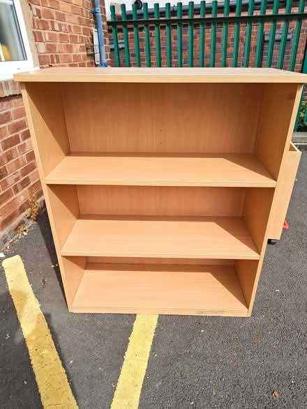 Photo of free Tall 3-shelf bookcase / display unit (Bournbrook B29) #1