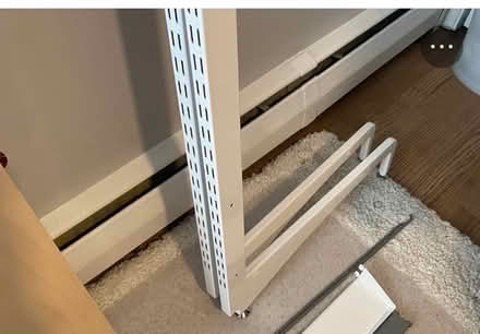 Photo of free Elfa Freestanding Desk White (Chesterbrook Rd & N Albemarle) #3