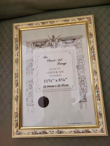 Photo of free Certificate frame (Cherry Orchard SY2) #1