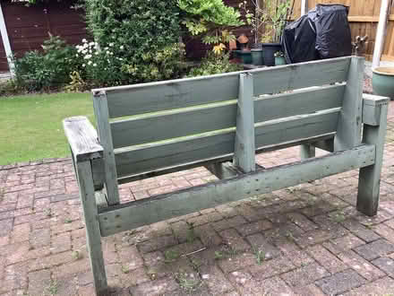 Photo of free Wooden 3 seater garden bench (Dukinfield SK16) #2