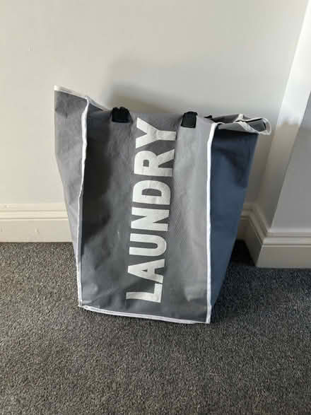 Photo of free Grey laundry bag (DA2) #1