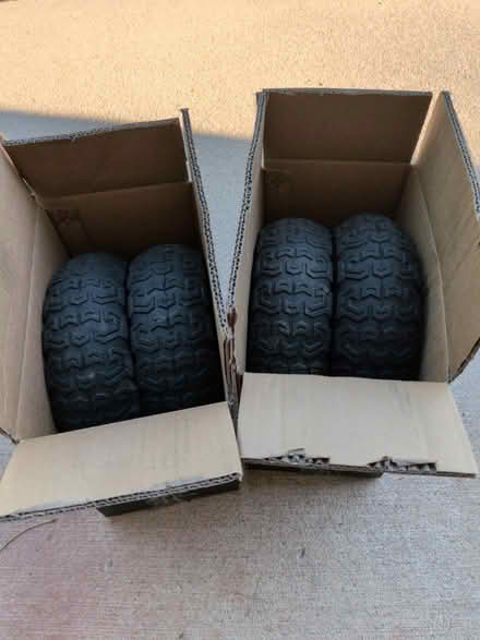Photo of free Four pneumatic utility tires (Gladstone) #1