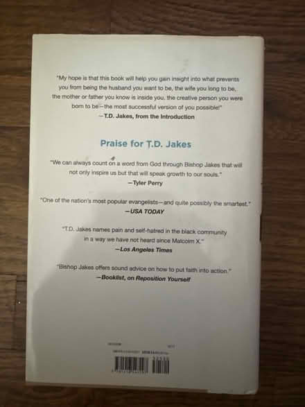 Photo of free Signed TD Jakes Book (Clason Point Bronx NY) #2