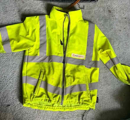 Photo of free Hi vis soft shell jacket. Medium (Castle MK40) #1