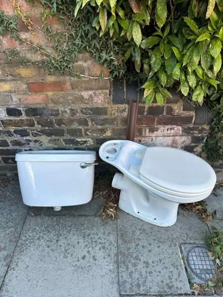 Photo of free Toilet and Cistern (back to wall) (Crouch End N8) #1