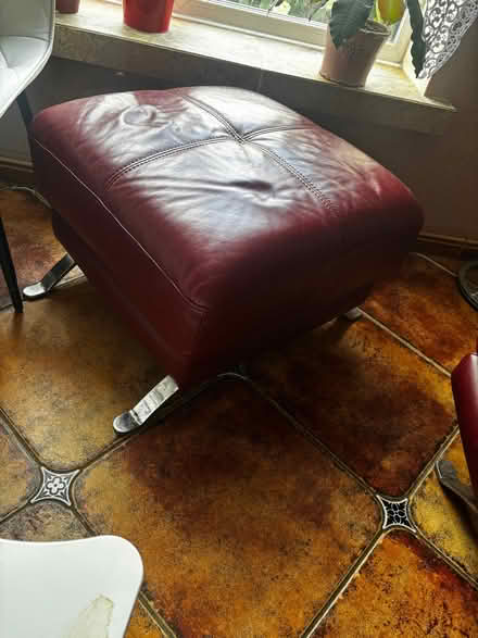 Photo of free 2 seat sof, armchair, footstool (Castleford WF10) #3