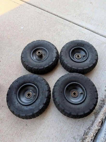 Photo of free Four pneumatic utility tires (Gladstone) #2