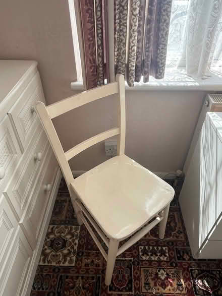 Photo of free White painted chair (Harold Wood RM3) #1