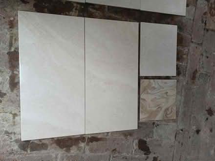 Photo of free 6 tiles (new) - beige/cream, large (Wellingborough NN8 5) #2