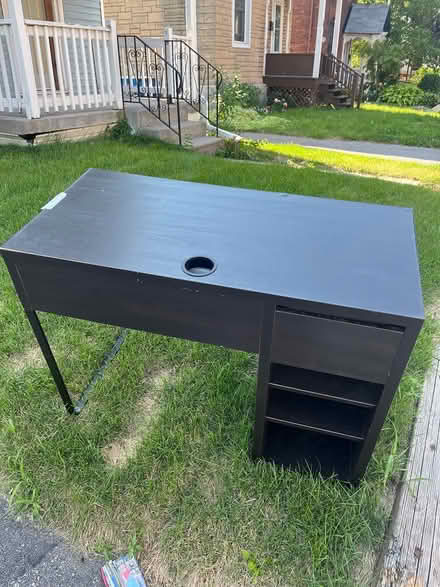 Photo of free Curb alert – – black desk (Hintonburg) #2