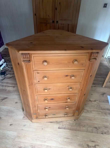 Photo of free Solid pine corner drawers (Kirkhams M45) #1