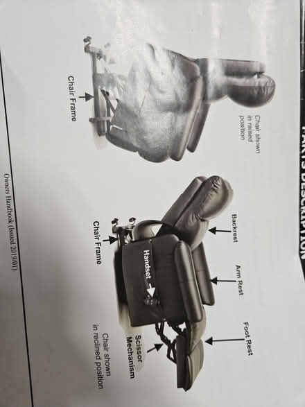Photo of free rise and recline chair (Denton M34) #2