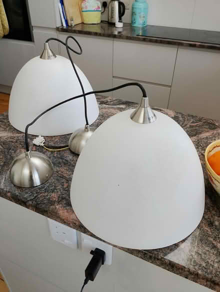 Photo of free Large glass ceiling lights (Okehampton Devon) #1