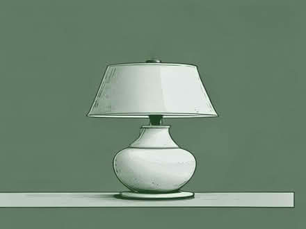 Photo of free stunning 1970s heavy pottery table lamp (Moor Allerton LS17) #1