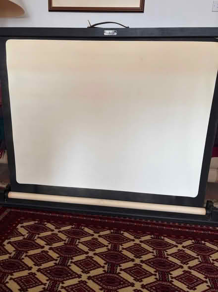 Photo of free Old collapsible Cinema screen 39 in x 32 in (Rosemount AB25) #1