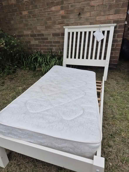 Photo of free Single bed with mattress (Sherwood NG5) #3
