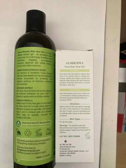 Photo of free Aloe vera gel (Nob Hill - Gibson & Carlisle) #2