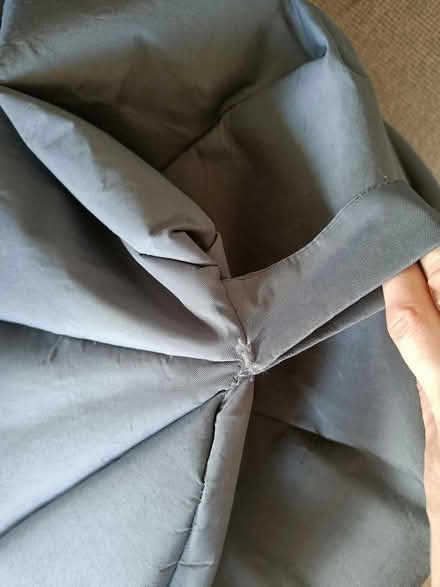 Photo of free Grey beanbag (SE18 Royal Herbert Hospital) #1