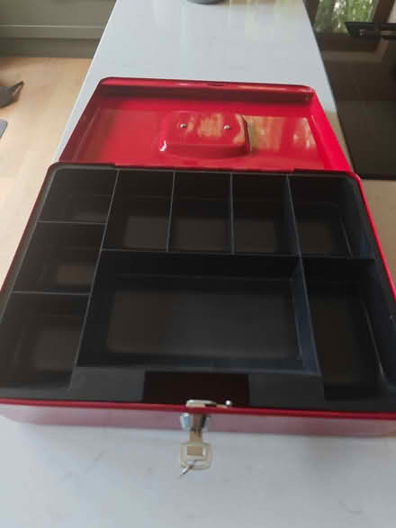Photo of free Cash tin with key (Spring Barn BN7) #2
