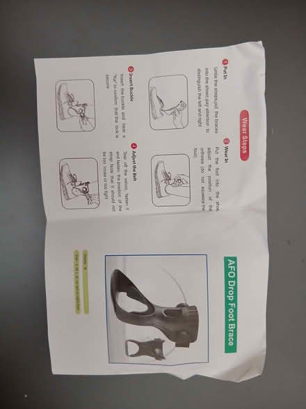 Photo of free Foot/ankle brace (Kings Ash TQ3) #1