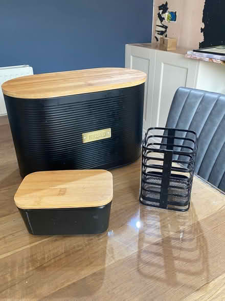 Photo of free Bread bin, butter dish and utensil holder (Murton/Hilton CA16) #1