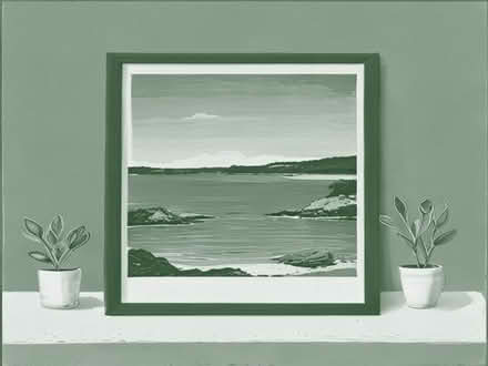 Photo of free Framed painting (print) of Baycards Cove Dartmouth (Bear Flat BA2) #1