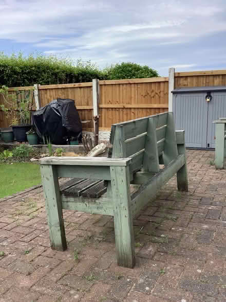 Photo of free Wooden 3 seater garden bench (Dukinfield SK16) #1
