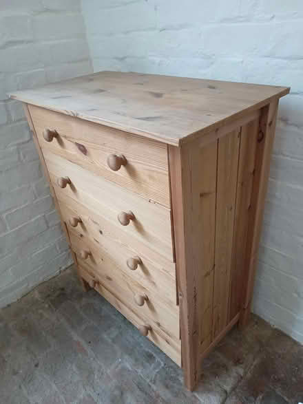 Photo of free Wooden chest of drawers (Wellingborough NN8 5) #2