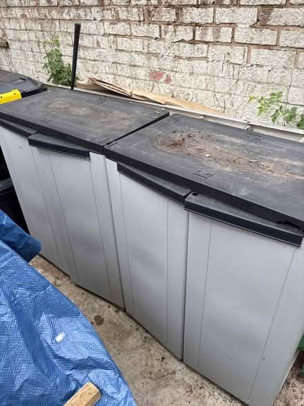 Photo of free Plastic storage shelves (Abingdon OX14) #1