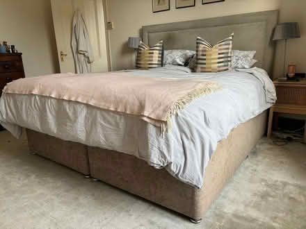 Photo of free Superking bed and headboard (Clonskeagh Dublin 6) #3