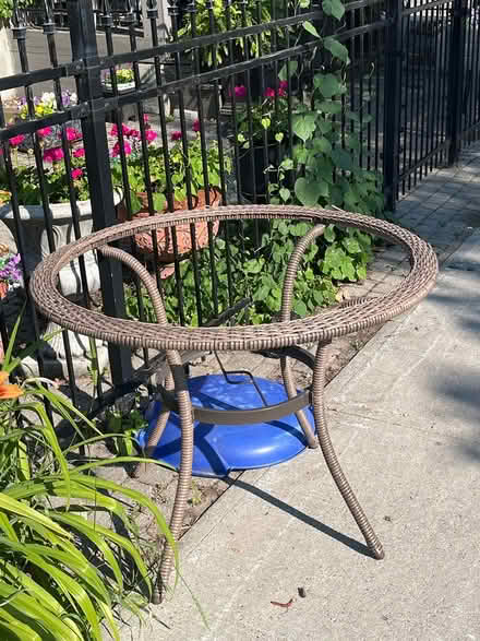 Photo of free Curb alert— Rattan table frame (Hintonburg) #1