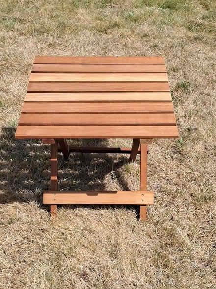 Photo of free Wooden outdoor fold-up table (Didcot OX11) #2